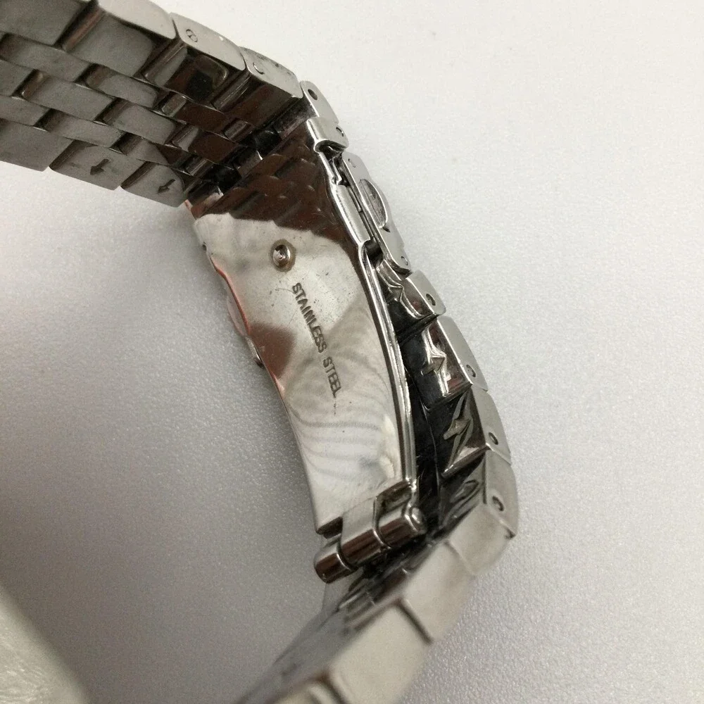 Michael Kors Womens Watch 36mm MOP Dial Stainless Chronograph New Battery 6.75
